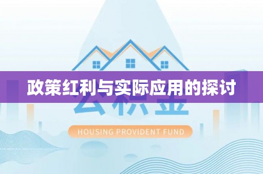 天祝政策红利与实际应用的探讨